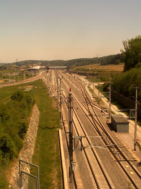 Livebild Baukamera 2 - Webcam 'Freistrecke bei Groß Sankt Florian' - Baustelle Koralmtunnel, Baulos KAT2 (ca. 5 Minuteninterval)