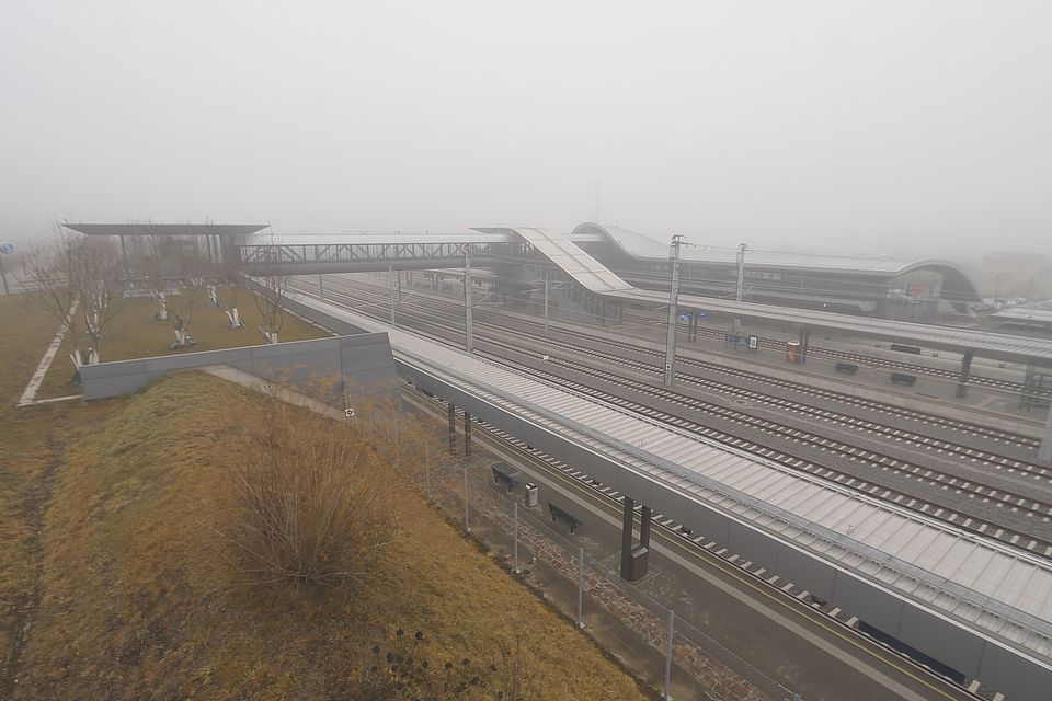 Livebild Baukamera 3 - Webcam 'Bahnhof Weststeiermark bei Groß St. Florian' - Baustelle Koralmtunnel, Baulos KAT2 (ca. 5 Minuteninterval)